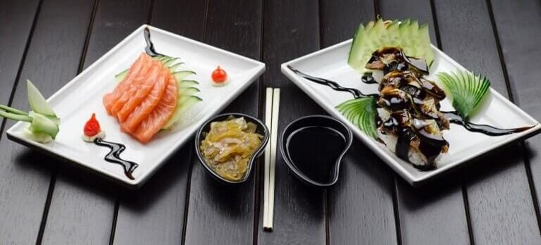 Jedlá v ponuke japonskej stravy na chudnutie