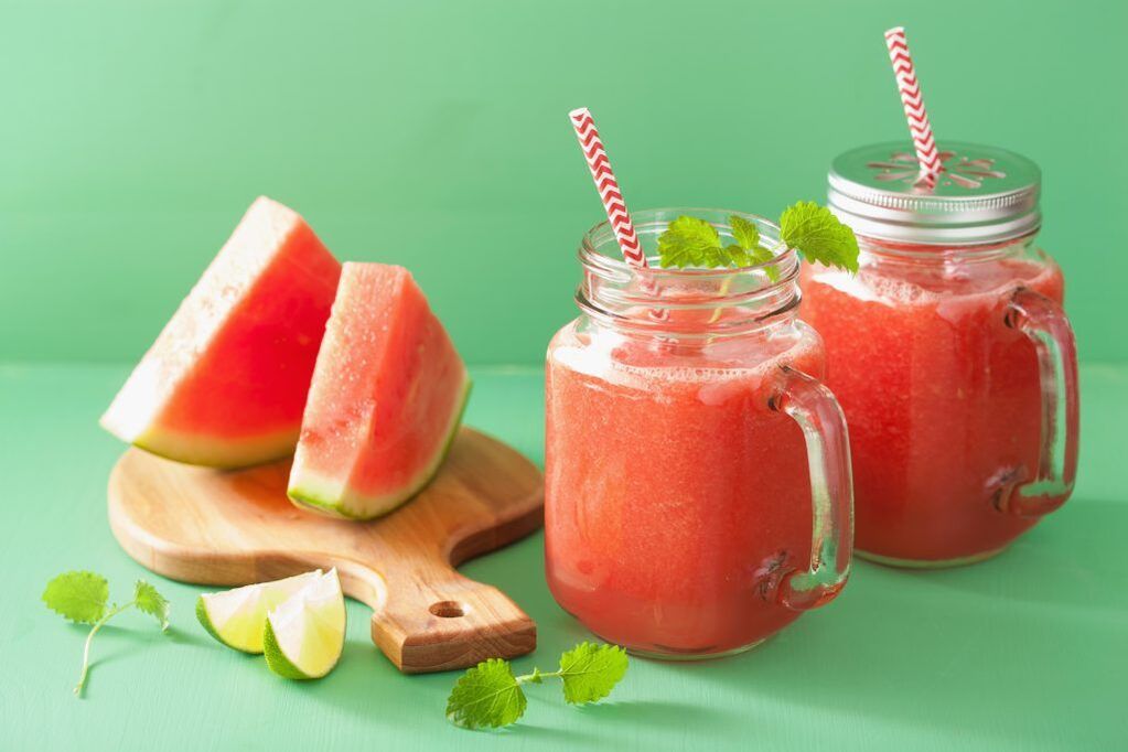 smoothie na chudnutie z vodného melónu