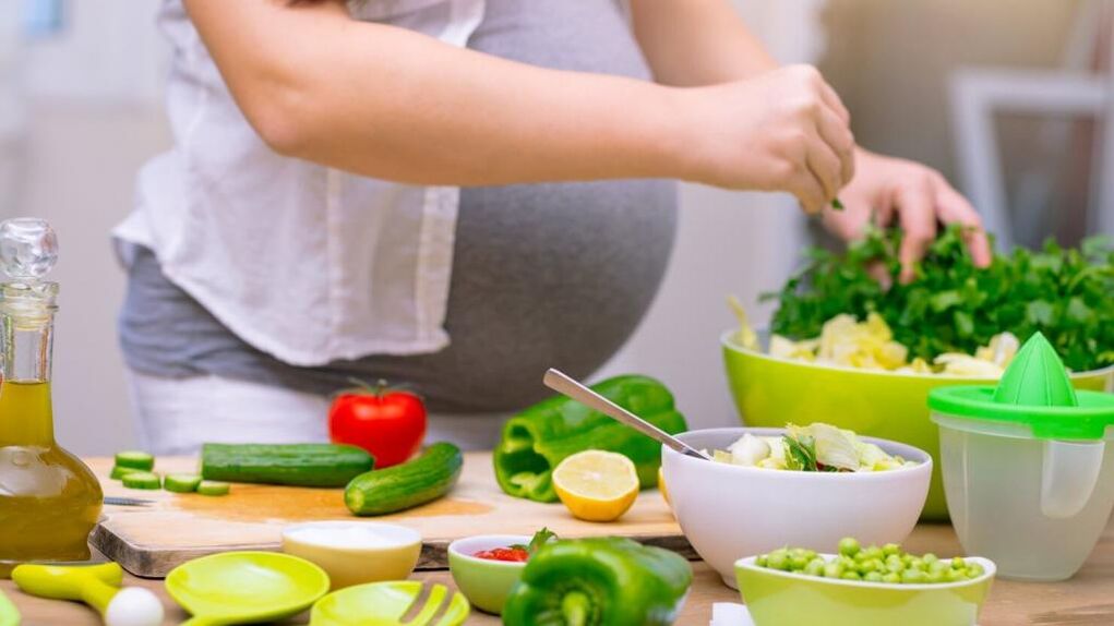 zelenina pre lenivú stravu počas tehotenstva